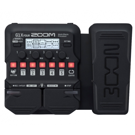 Zoom G1x FOUR Expression Pedallı Multi-Efekt Prosesörü Zoom G1x FOUR Expression Pedallı Multi-Efekt Prosesörü