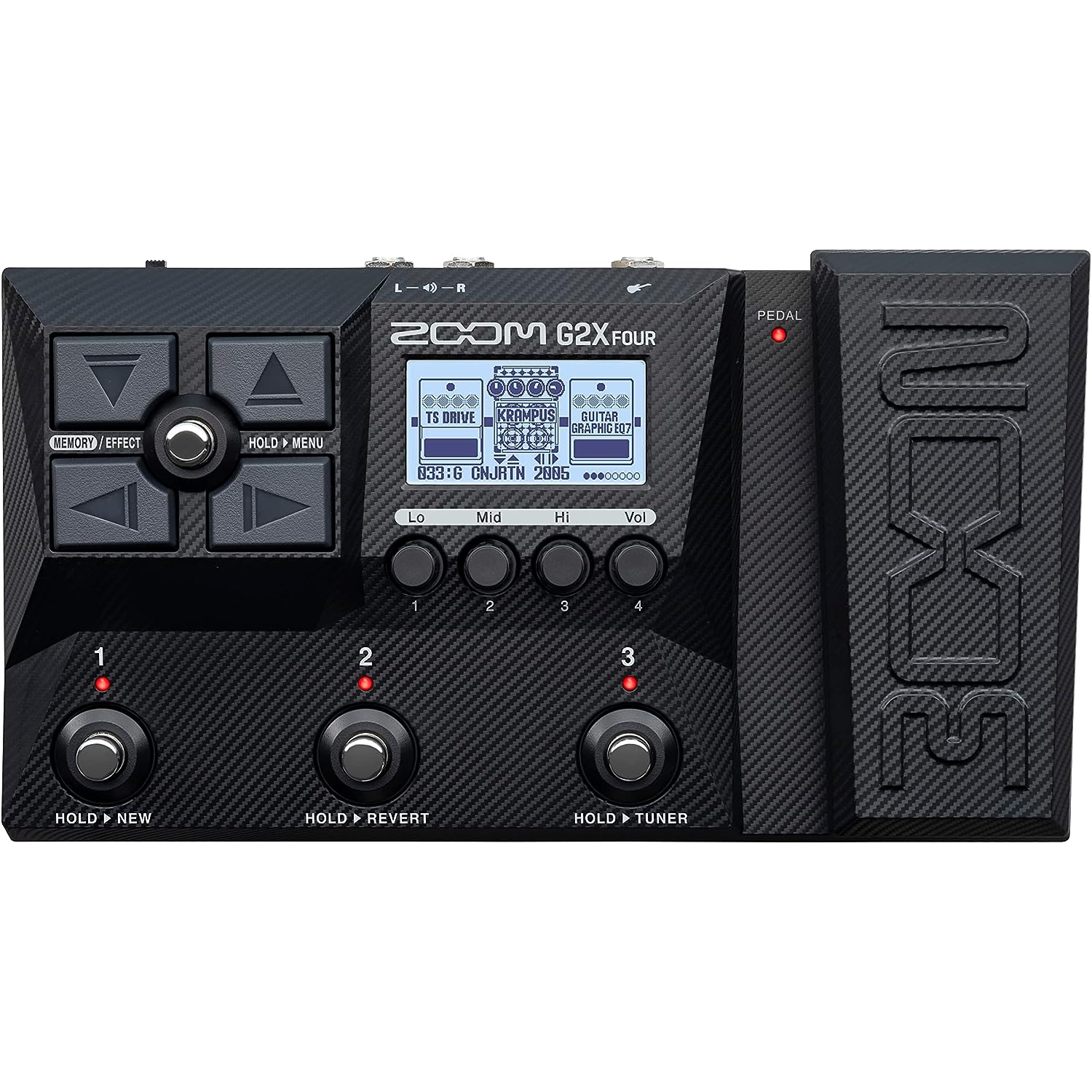 Zoom G2X Four Multi Efekt Proses r Expression Pedal doremusic