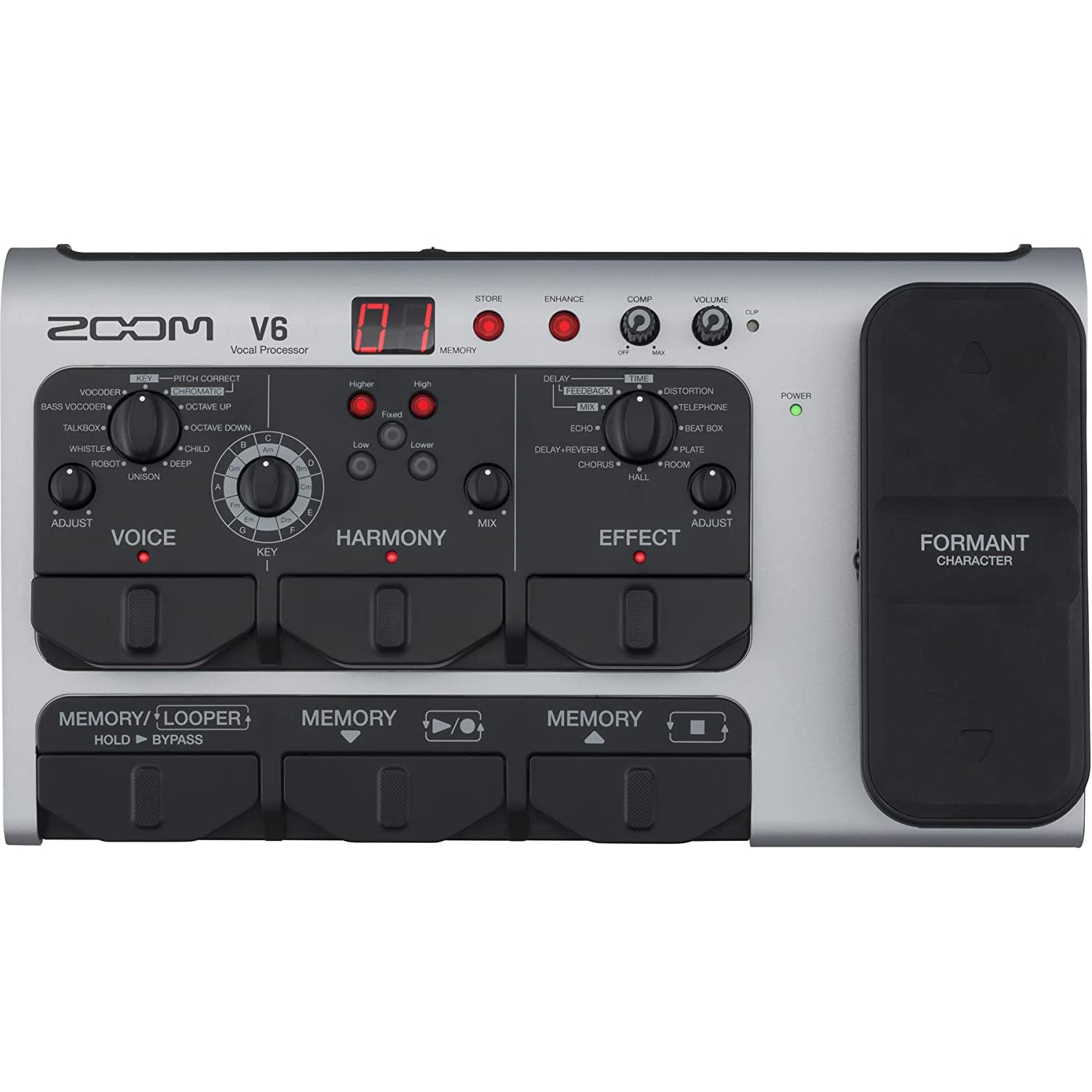 Zoom V6 Vokal Efekt Prosesörü